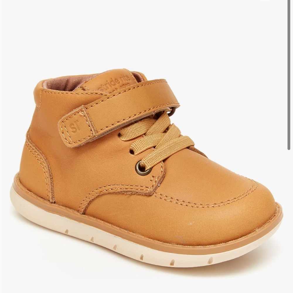 Stride Rite Boy's SRT Quinn Bootie, Honey Tan, 4 Toddler